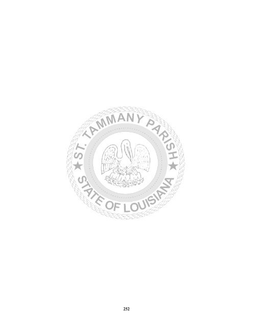 Comprehensive Annual Financial Report - St. Tammany Parish ...