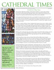 CATHEDRAL TIMES - The Cathedral of St. Philip