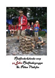 Pfadfinderkalender 2009 - Pfadfindergruppe St. Pölten-Viehofen