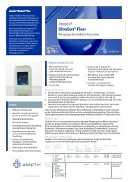 Aseptix UltraSan Floor Datenblatt