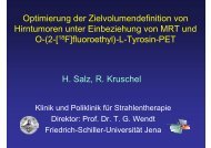 Salz_IGRT_PET in der Bestrahlungsplanung.pdf - Strahlentherapie