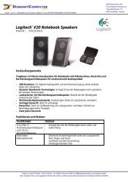 Logitech® V20 Notebook Speakers - Diskontcomputer