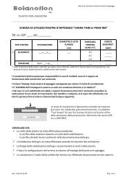 MD.16.D SCHEDA DI UTILIZZO PIASTRE