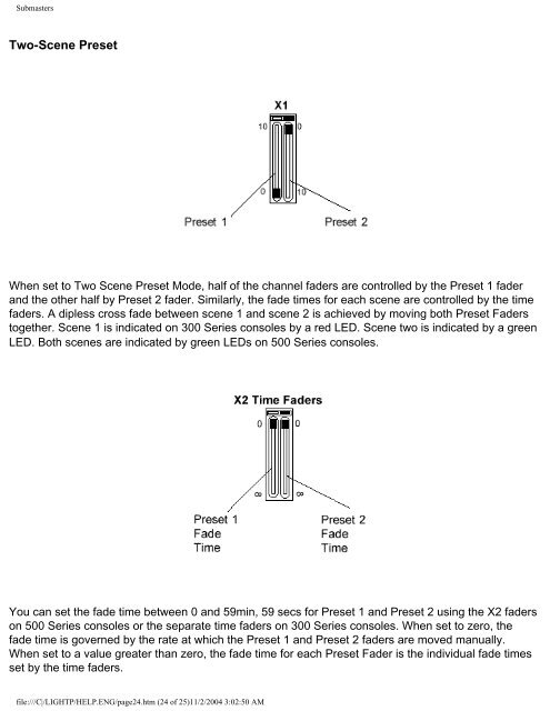 GeniusPro/Lightpalette Operator's Manual - Strand Lighting