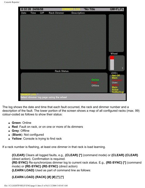 GeniusPro/Lightpalette Operator's Manual - Strand Lighting