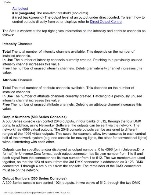 GeniusPro/Lightpalette Operator's Manual - Strand Lighting