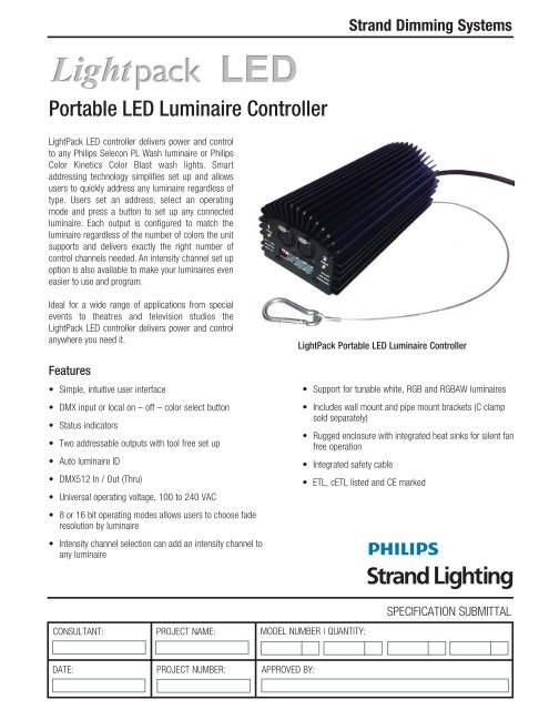 Philips portable 2024 led luminaire