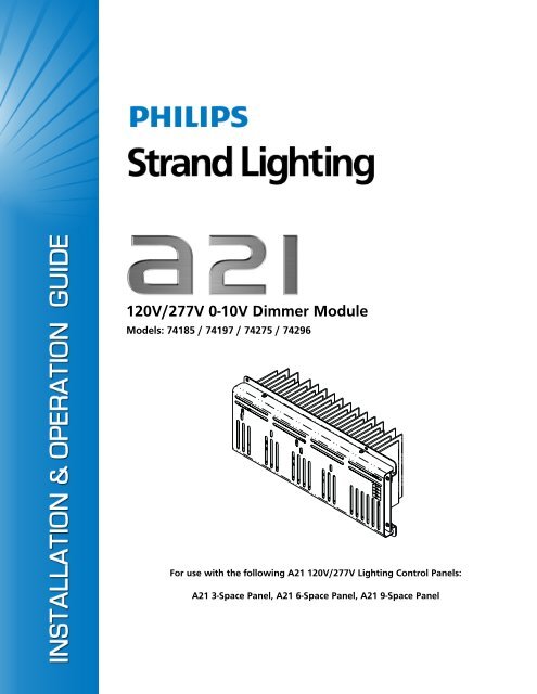 120V/277V 0-10V Dimmer Module - Strand Lighting