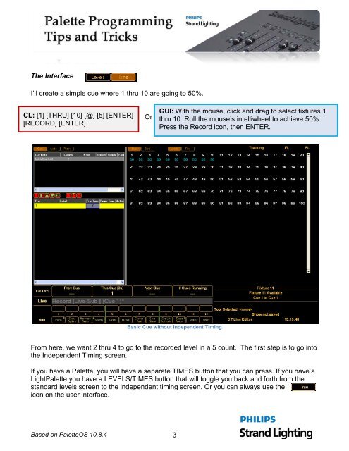 Palette Programming Tips and Tricks #9 - Strand Lighting