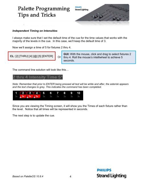 Palette Programming Tips and Tricks #9 - Strand Lighting