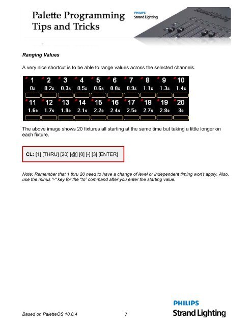 Palette Programming Tips and Tricks #9 - Strand Lighting