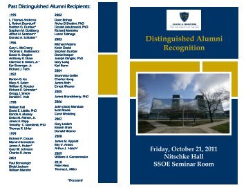 Event Program - College of Engineering - The University of Toledo