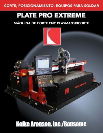 plate pro extreme máquina de corte cnc plasma/oxicorte - Koike