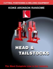 Headstock / Tailstock - Koike