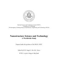 Nanostructure Science and Technology - World Technology ...