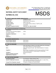 Msds Rice Bran Powder Fine Natural Sourcing Llc