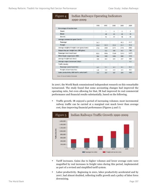 Railway Reform: Toolkit for Improving Rail Sector Performance - ppiaf