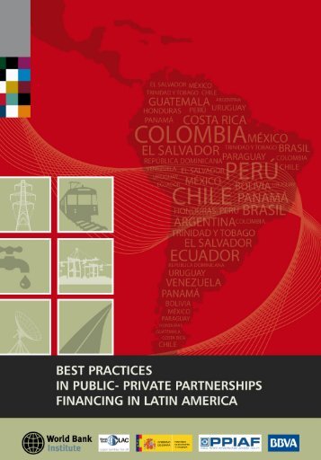 Best Practices in PPP Financing Latin America - e-Institute - World ...