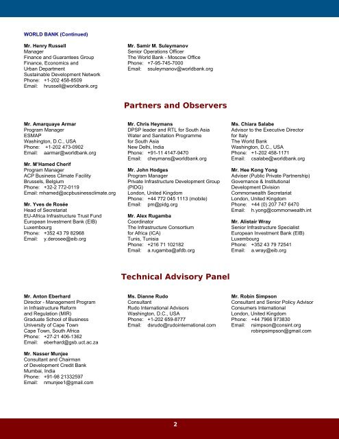 List of Participants - ppiaf