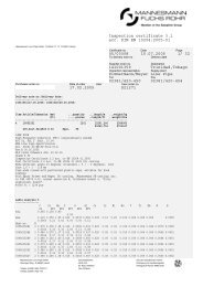Inspection certificate 3.1 acc. DIN EN 10204:2005-01 05 ... - Salvex