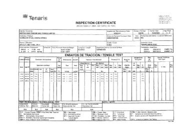 Mill Test Reports - Salvex