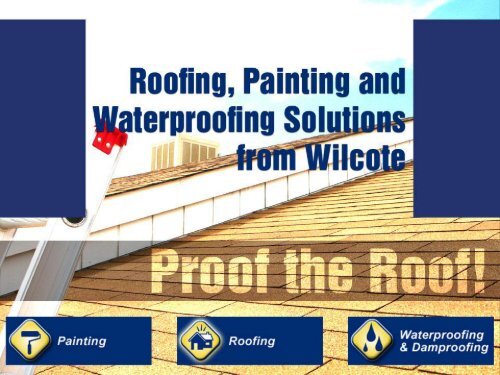 Roofing and building maintenance in Western Cape and from Wilcote