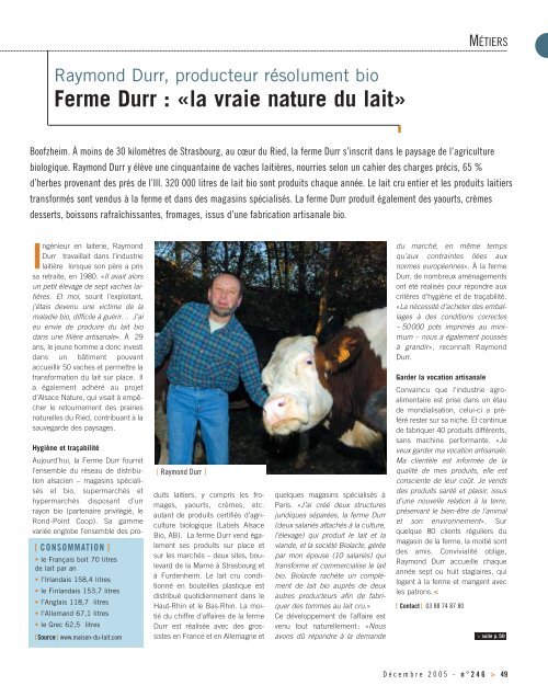 Point Eco nÂ°246 - (CCI) de Strasbourg et du Bas-Rhin