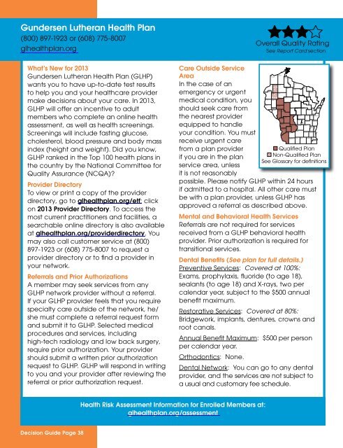 It's Your Choice 2013 - Decision Guide (ET-2128d-13) - ETF