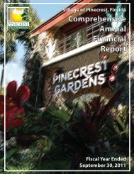 Comprehensive Annual Financial Report - Florida League of Cities