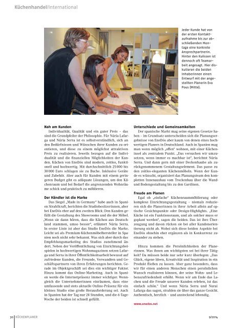 KÜCHENPLANER - Ausgabe 9/2014 