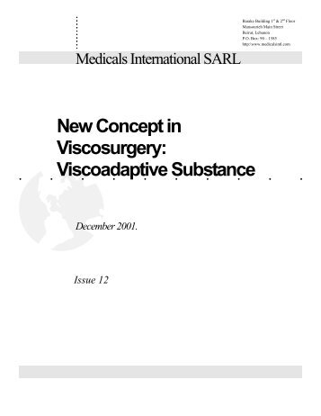 New Concept in Viscosurgery - Medicals International