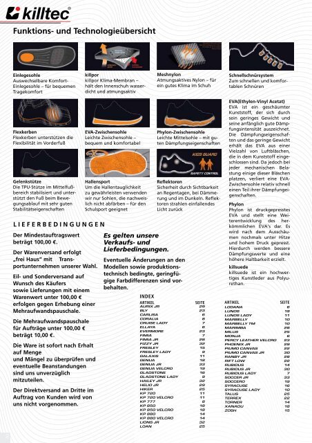 KILLTEC - LATO 2015 - kolekcja obuwia sportowego