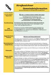 Gemeindeinfo 09/2012 - Strasswalchen