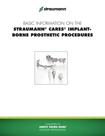 basic information on the straumann® cares® implant- borne ...