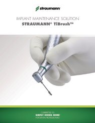 implanT mainTenance soluTion Straumann® tiBrush™