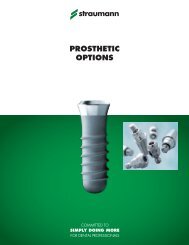 LIT097 - Prosthetic Options - Straumann