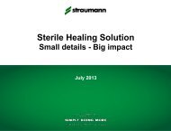 Straumann Sterile Healing Solution – Part 1