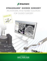 STRAUMANN® gUided SURgeRy an integral and flexible solution ...