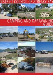 Streaky Bay Caravan and Camping Guideline - District Council of ...