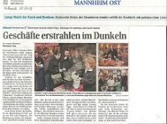 Geschäfte Erstrahlen im Dunkeln