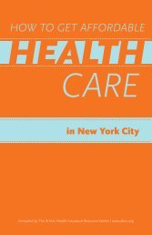 How to Get Affordable Health Care in New York City - The Actors Fund