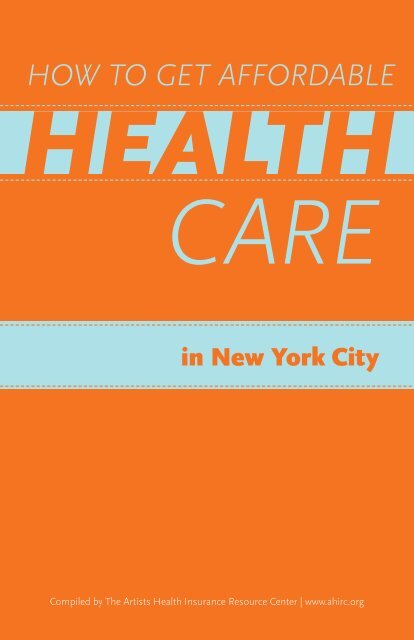 How to Get Affordable Health Care in New York City - The Actors Fund