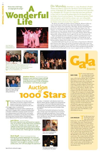 Spring 2006 - The Actors Fund
