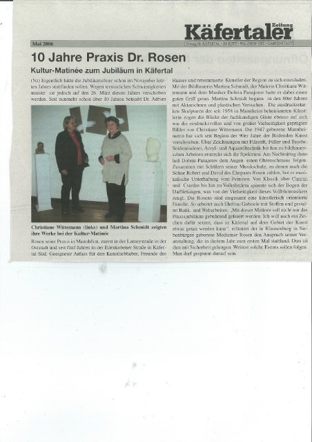 10 Jahre Praxis  Dr. Rosen
