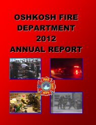 Annual Report - City of Oshkosh