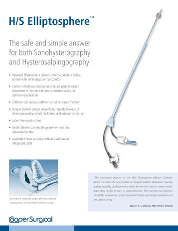 HS Elliptosphere Brochure - CooperSurgical