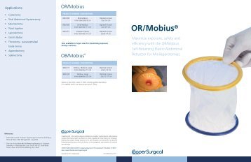 Mobius Minilaparotomy Brochure - CooperSurgical