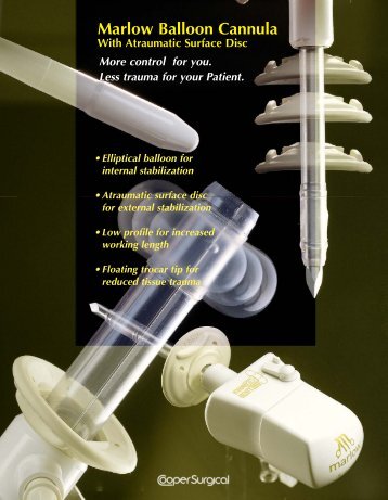 Marlow Balloon Cannula Literature - CooperSurgical