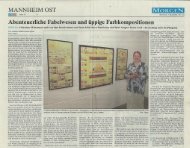 Abenteuerliche Fabelwesen und üppige Farbkompositionen
