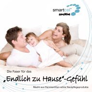 Heimtextilbroschüre smartcel™ sensitive DE